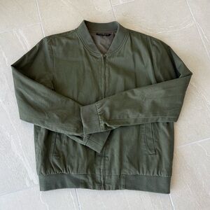 Brandy Melville Olive Green Bomber Jacket